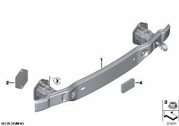 CARRIER, REAR diagram for BMW 2 Series F22 228i