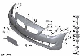 TRIM COVER, FRONT