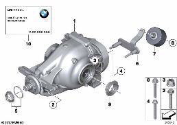 REAR-AXLE-DRIVE diagram for BMW Rolls-Royce Dawn RR6 Dawn