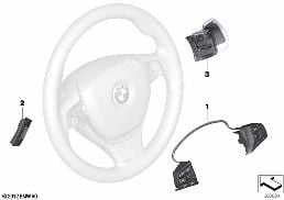 STEERING WHEEL ELECTRONIC CONTROL diagram for BMW 6 Series F06 Gran Coupé 640dX