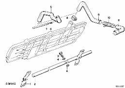 Cárter de cigüeñal-Ventilación diagram for BMW 3 Series E30 318i