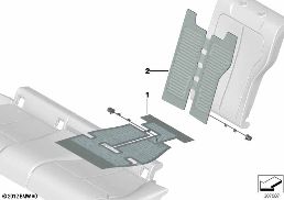 ELECTRICAL COMPONENTS, SEAT HEATER, REAR diagram for BMW 4 Series F36 Gran Coupé 420i