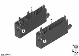 EQUIPMENT MODULE, LUGGAGE COMPARTMENT diagram for BMW 6 Series F06 Gran Coupé 640dX