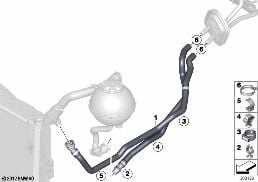 COOLING WATER HOSES