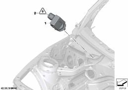 SENSOR F. AUC diagram for BMW 3 Series F31 335dX
