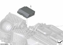 CONTROL UNIT AIR CONDITIONING SYS. diagram for BMW 3 Series F31 335dX