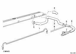 CRANKCASE-VENTILATION diagram for BMW 3 Series E30 325i