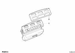 Heiz/Klimabetätigung diagram for BMW 7 Series E32 750iL