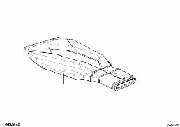 Kanał grzewczy, tył poj. diagram for BMW 7 Series E23 733i