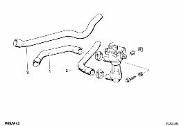 WATER HOSE INLET/OUTLET