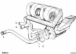 WATER HOSE INLET/OUTLET
