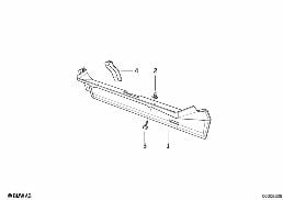 HEATER CLOSING PANEL diagram for BMW 3 Series E36 323i