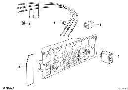 BOWDEN CABLE/SWITCH AIR CONDITIONING