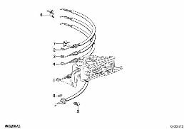 BOWDEN CABLE F FLAP REGULATION diagram for BMW 3 Series E30 325i