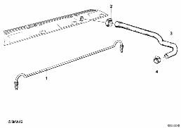CRANKCASE-VENTILATION diagram for BMW 3 Series E30 325e