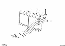 HEATER RADIATOR BEHR WITH MICROFILTER diagram for BMW 5 Series E34 525tds