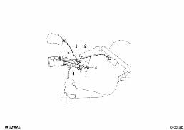 BOWDEN CABLE F HEATER FLAP REGULATION diagram for BMW 5 Series E34 525tds