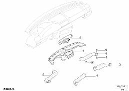 AIR CHANNEL diagram for BMW 3 Series E36 316i 1.6