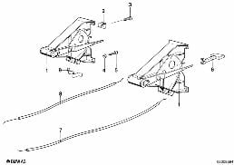 HEATER CONTROL/BOWDEN CABLE/SOFICA diagram for BMW 3 Series E21 318