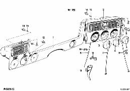 HEATER CONTROL diagram for BMW 3 Series E21 318