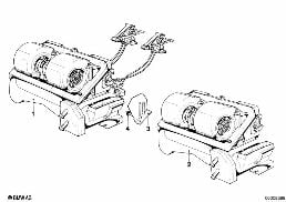 HEATER diagram for BMW 3 Series E21 318
