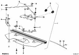 FRESH AIR REGULATOR diagram for BMW 5 Series E12 520