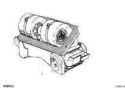 HEATER/AIR CONDITIONING diagram for BMW 5 Series E12 520