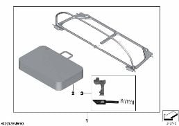 WIND DEFLECTOR diagram for BMW 3 Series E93 330i