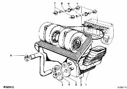 CONTROL SHAFT/CONNECTION PIECE diagram for BMW 5 Series E12 520