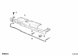HEATER CLOSING PANEL diagram for BMW 3 Series E21 318