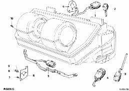 ACTUATOR diagram for BMW 7 Series E23 730