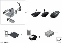 INSTALL.KIT, INDEPENDENT HEATER diagram for BMW 3 Series E90 318i
