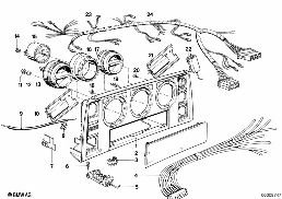 HEATING/AIR CONDITIONER ACTUATION diagram for BMW 7 Series E23 730