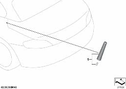 ROD ANTENNA SPORT diagram for BMW 3 Series E46 318i