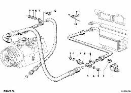 TUBING-ATTACHING PARTS diagram for BMW 3 Series E21 318