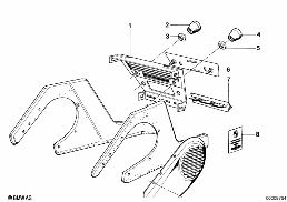 SWITCH AIR CONDITIONING diagram for BMW 5 Series E12 520