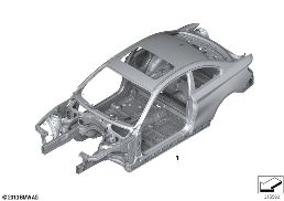 BODY SKELETON diagram for BMW 2 Series F22 LCI 225d