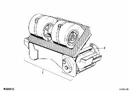 ระบบปรับอากาศ-ฮีทเตอร์ diagram for BMW 5 Series E12 530i