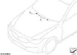 Jednotlivé díly ostřikovač skla diagram for BMW 3 Series F34 GT LCI 320iX