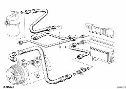COOLANT PIPE diagram for BMW 5 Series E12 520