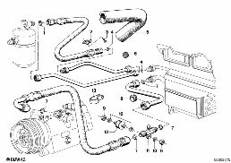 DIVERSE SMALL PARTS diagram for BMW 5 Series E12 520