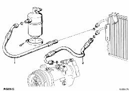 COOLANT PIPE diagram for BMW 5 Series E12 520