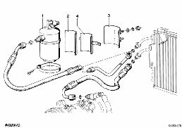 DRYING CONTAINER diagram for BMW 5 Series E12 520