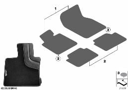 ACCESSORIES AND RETROFITTINGS diagram for BMW X5 F15 25d