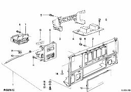 HEATING/AIR CONDITIONER ACTUATION diagram for BMW 7 Series E23 735i