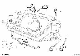 ACTUATOR AIR CONDITIONING diagram for BMW 7 Series E23 730