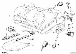 ACTUATOR AIR CONDITIONING diagram for BMW 7 Series E23 735i