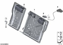 SEAT, REAR, SEAT FRAME, BASE SEAT diagram for BMW 4 Series F32 LCI 440i