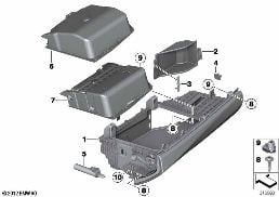 Guantera diagram for BMW 5 Series F10 LCI 530d