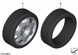 Sestava kola a pneumatiky diagram for BMW Rolls-Royce Phantom RR1 Phantom